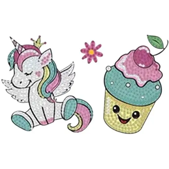 Набір для творчості Алмазна мозаїка Єдиноріжка FG24062201B-6 фігурки-наліпки (RLT47134) Набір для творчості Алмазна мозаїка Єдиноріжка FG24062201B-6 фігурки-наліпки (RLT47134)