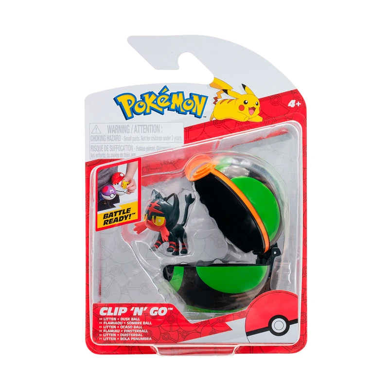 Ігровий набір POKEMON W16 ЛІТТЕН У ПОКЕБОЛІ ігрова фігурка/покебол (21879)