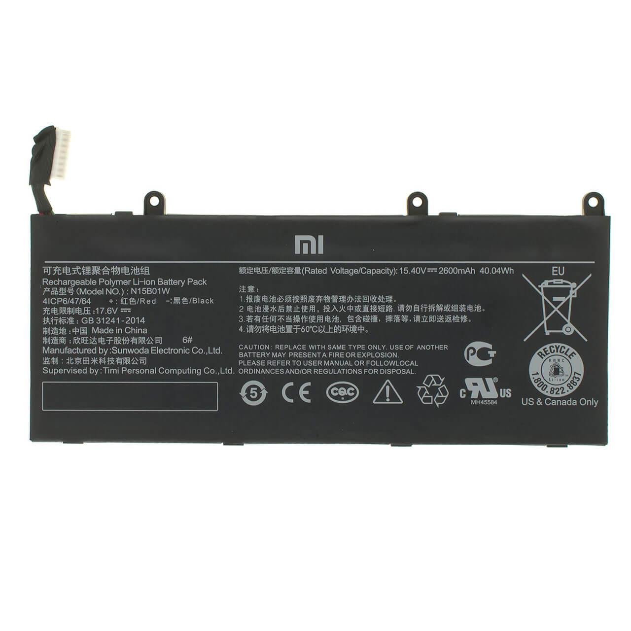Аккумулятор для Xiaomi Mi Gaming 15,6 (89461)