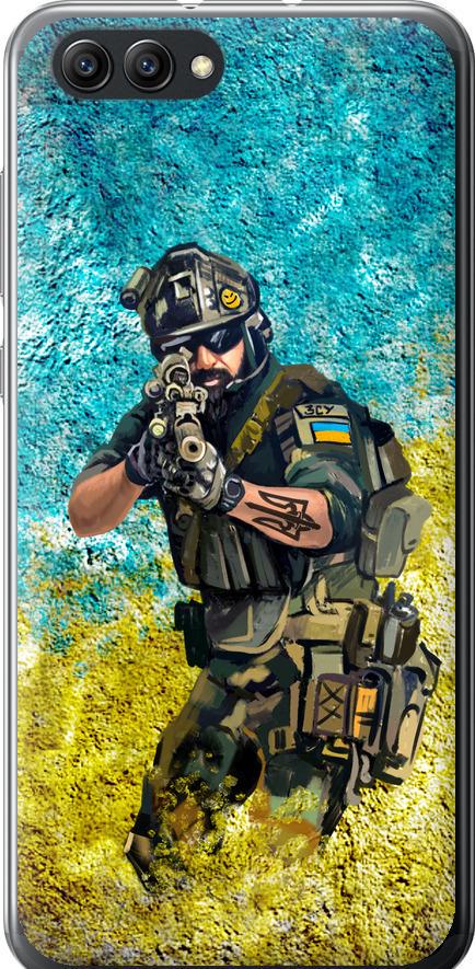 Чохол на Huawei Honor V10 / View 10 Воїн ЗСУ (5311u-1579-42517)
