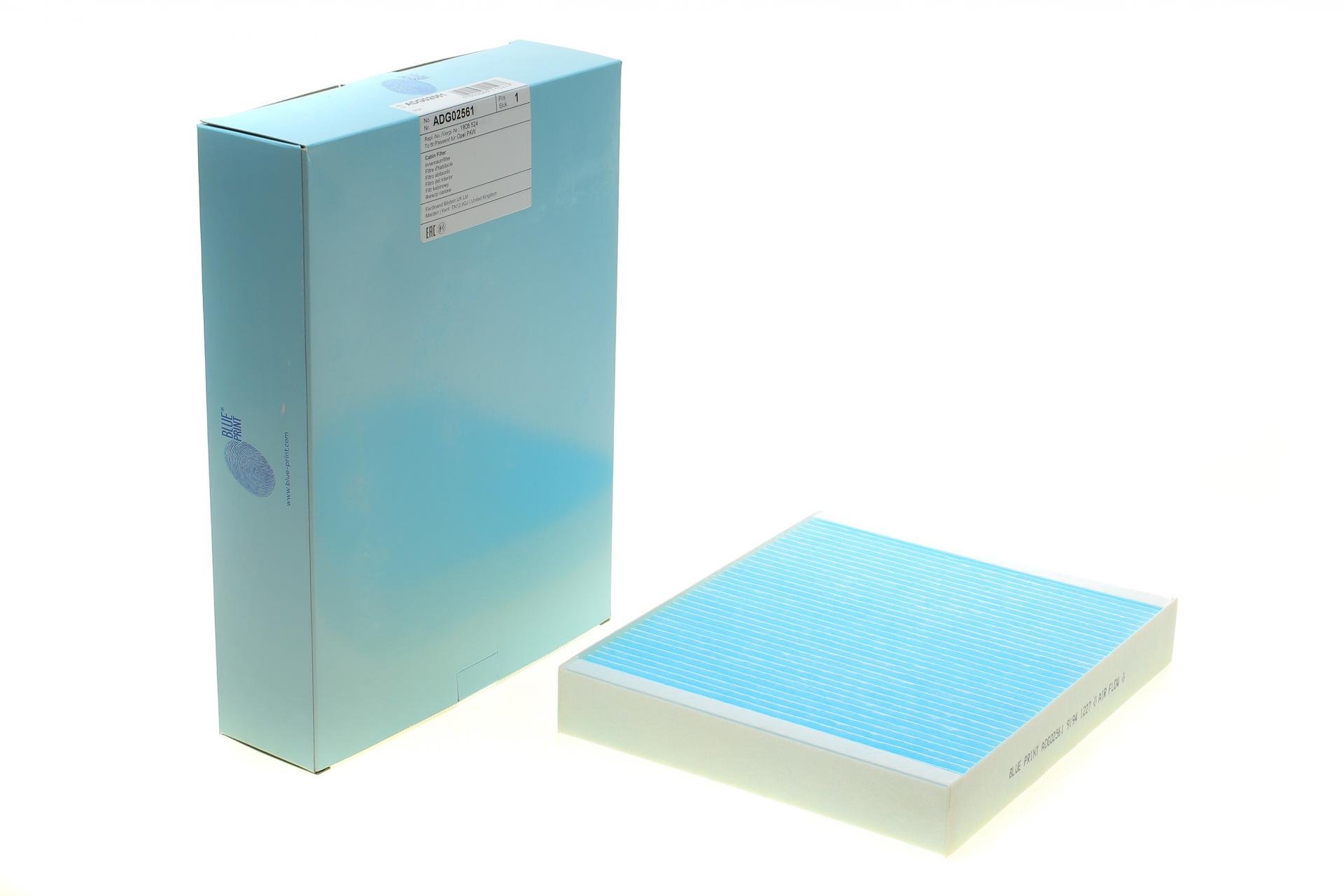 Фільтр салону BLUE PRINT для Chevrolet Aveo T300 11-/Opel Astra J 09- ADG02561)