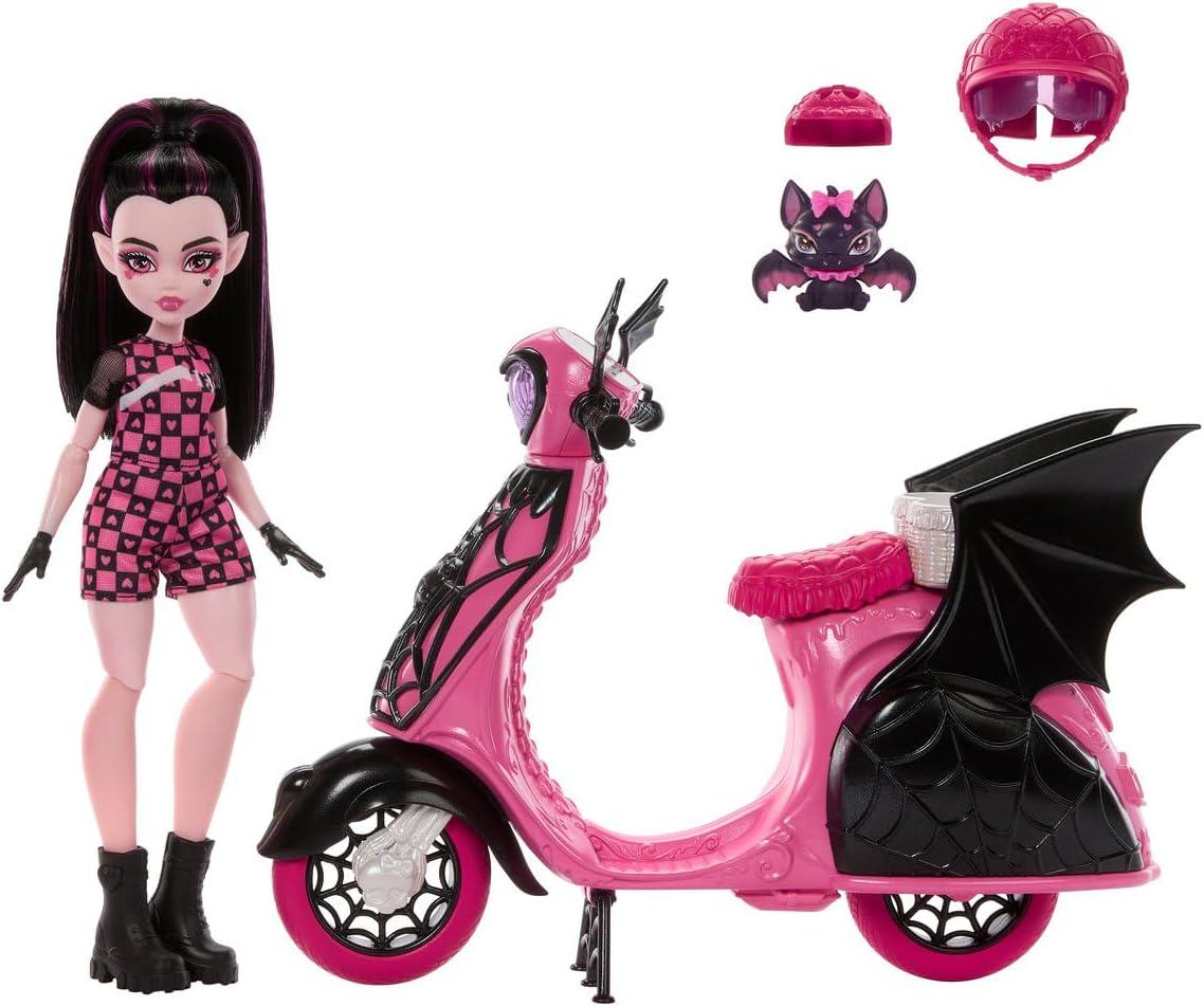 Кукла Monster High Draculaura Scooter Set (29881773) - фото 3