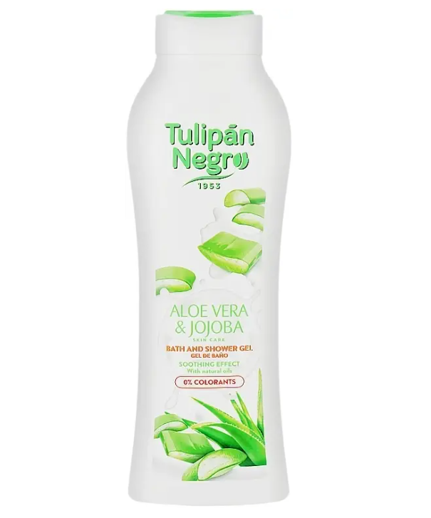 Гель для душа Tulipan Negro Aloe Vera&Jojoba Shower Gel 650 мл (2203243744)