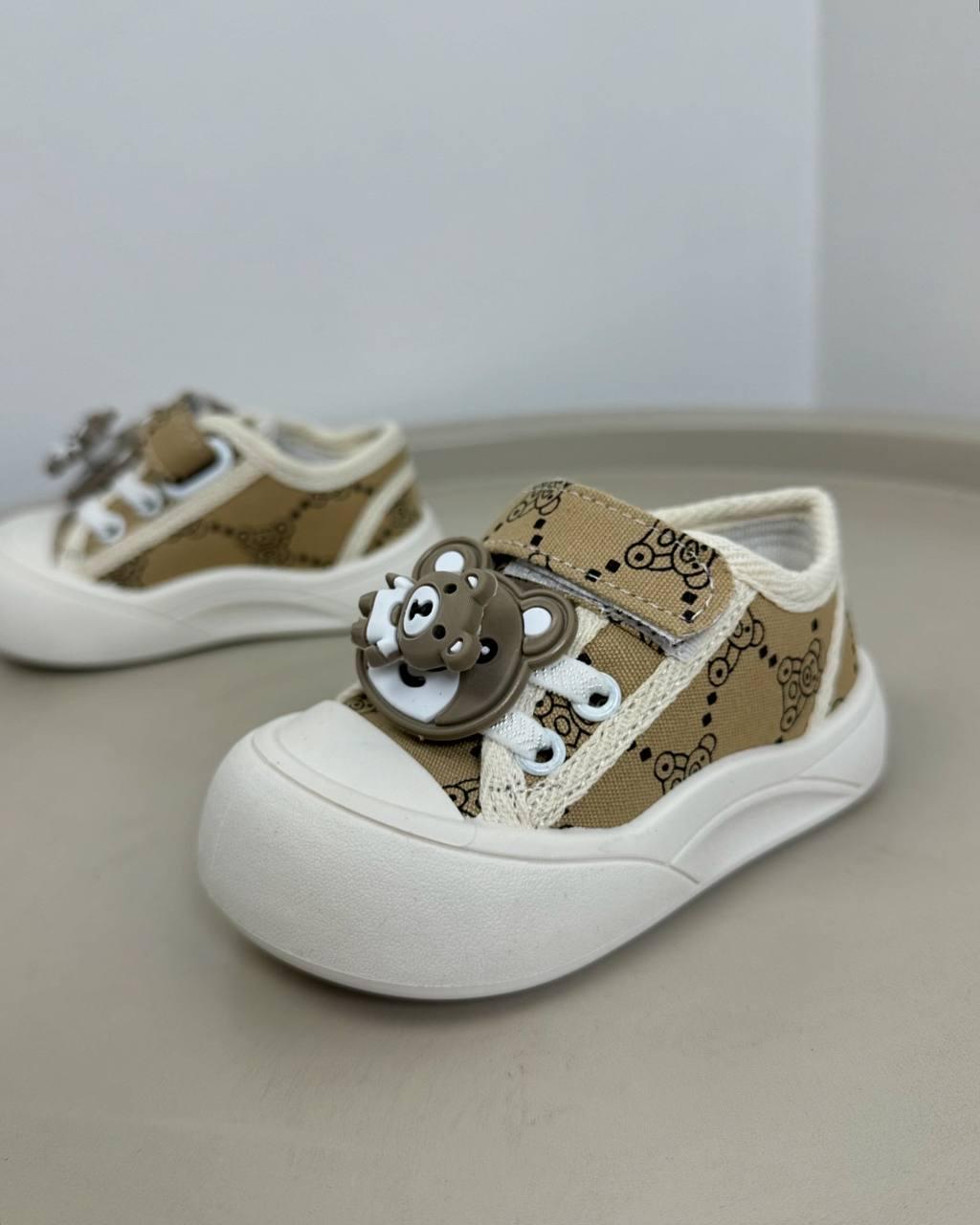 Кросівки дитячі р. 21 Бежевий (1402) - фото 8 Кросівки дитячі р. 21 Бежевий (1402) - фото 8