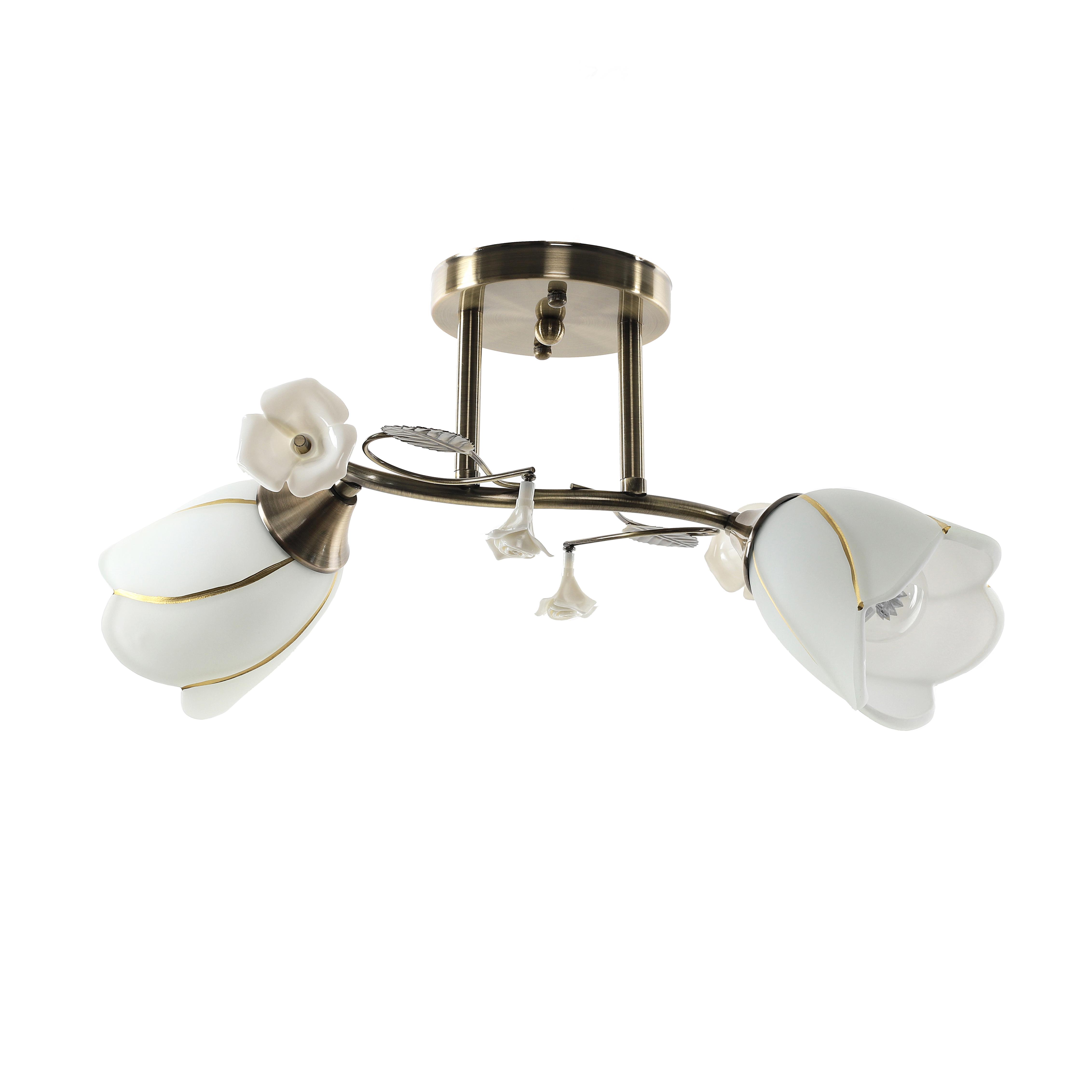 Потолочная люстра Sirius B N2570/2 AB на 2 плафона (000014112)