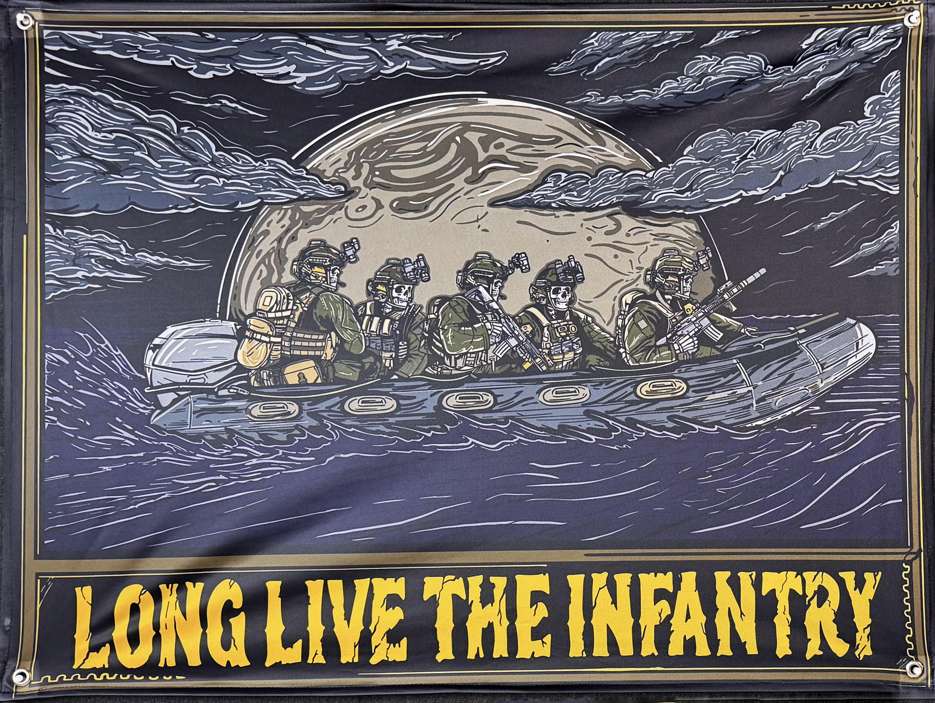 Баннер Long Live The Infantry 600х900 мм (18291017)