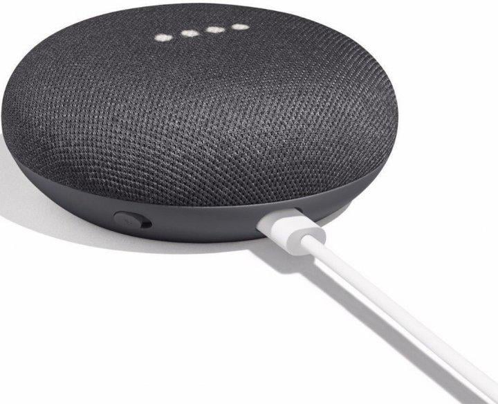 Портативная акустика Google Home Mini Charcoal - фото 2