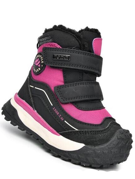 Сноубутсы на овчине TOM.M N11760A р. 23 Малиновый