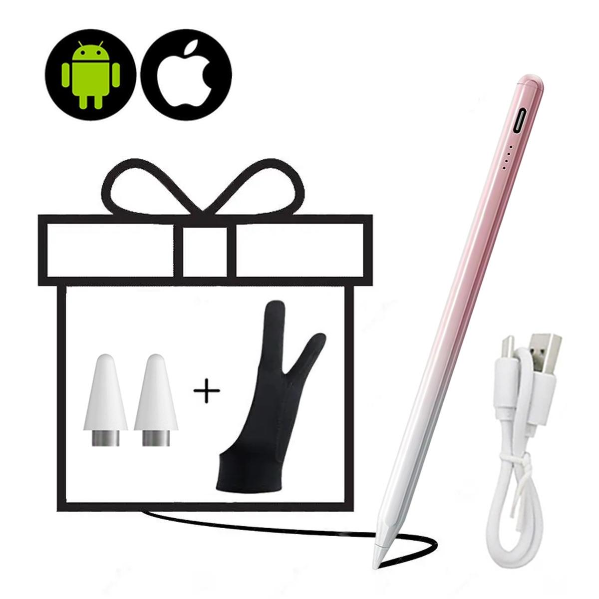 Стилус для планшета телефона iOS/Android iPhone/Xiaomi/Samsung/Huawei iPad/Honor Pad/2 наконечника/перчатка Gradient Pink (181020+2) - фото 2 Стилус для планшета телефона iOS/Android iPhone/Xiaomi/Samsung/Huawei iPad/Honor Pad/2 наконечника/перчатка Gradient Pink (181020+2) - фото 2