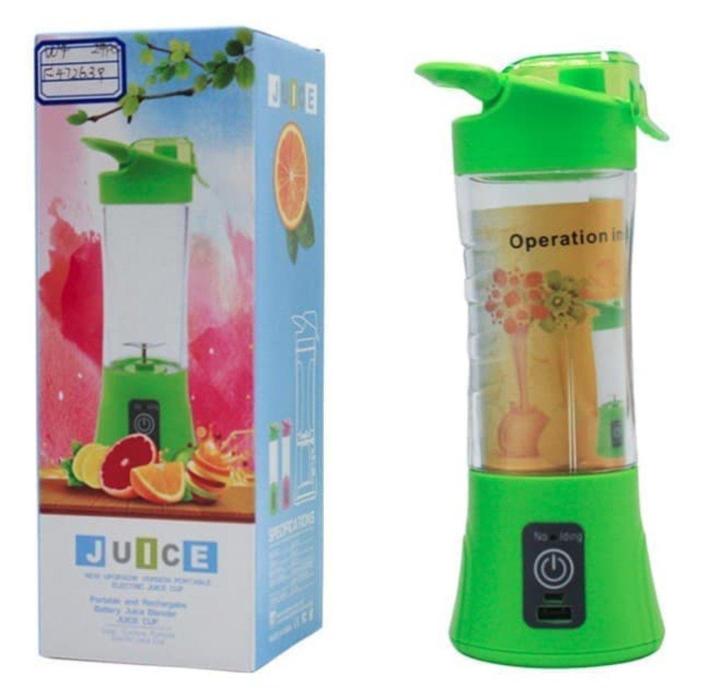 Фітнес-блендер Smart Juice Cup Fruits QL-602 портативний Зелений - фото 4