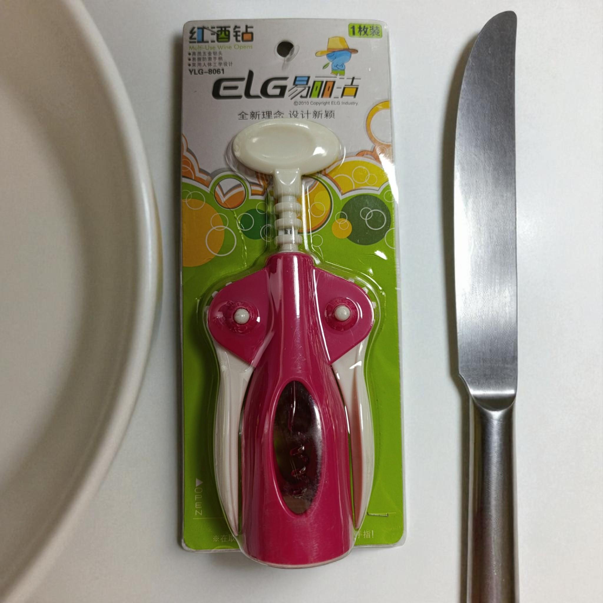 Штопор кухонний YLG 8061 металопластиковий 18,5 см (8061) - фото 3