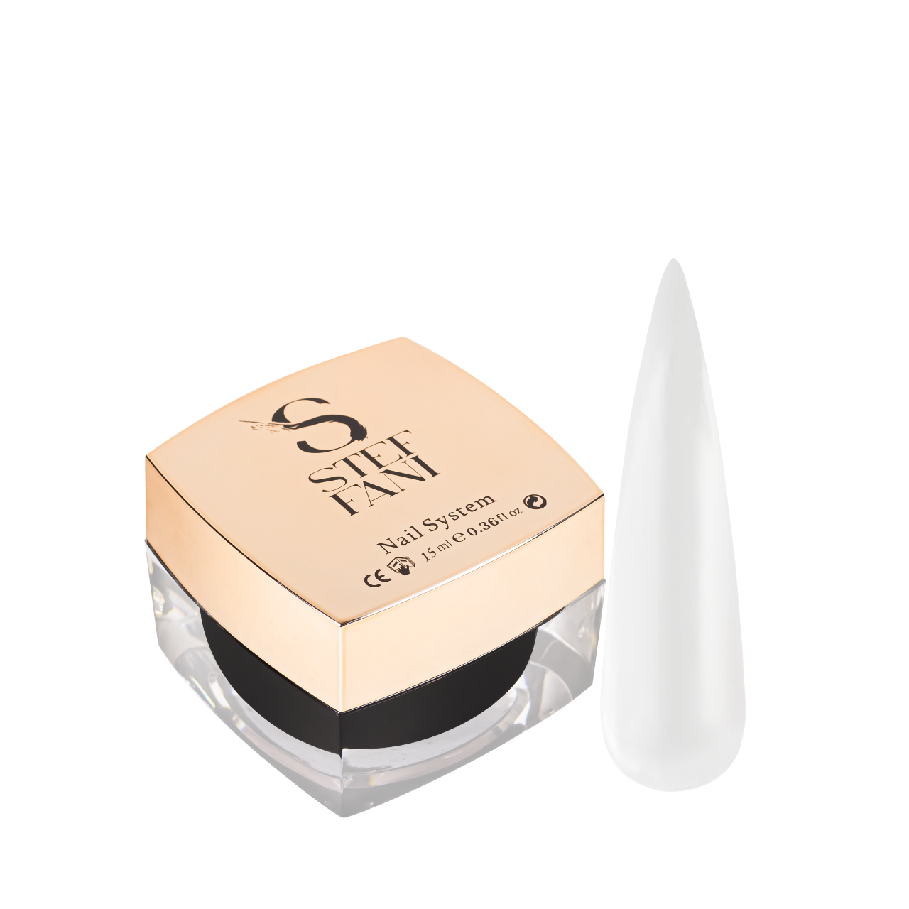 Гель для нарощування нігтів камуфлюючий Steffani Jelly Gel 15 мл 01 Прозорий Гель для нарощування нігтів камуфлюючий Steffani Jelly Gel 15 мл 01 Прозорий