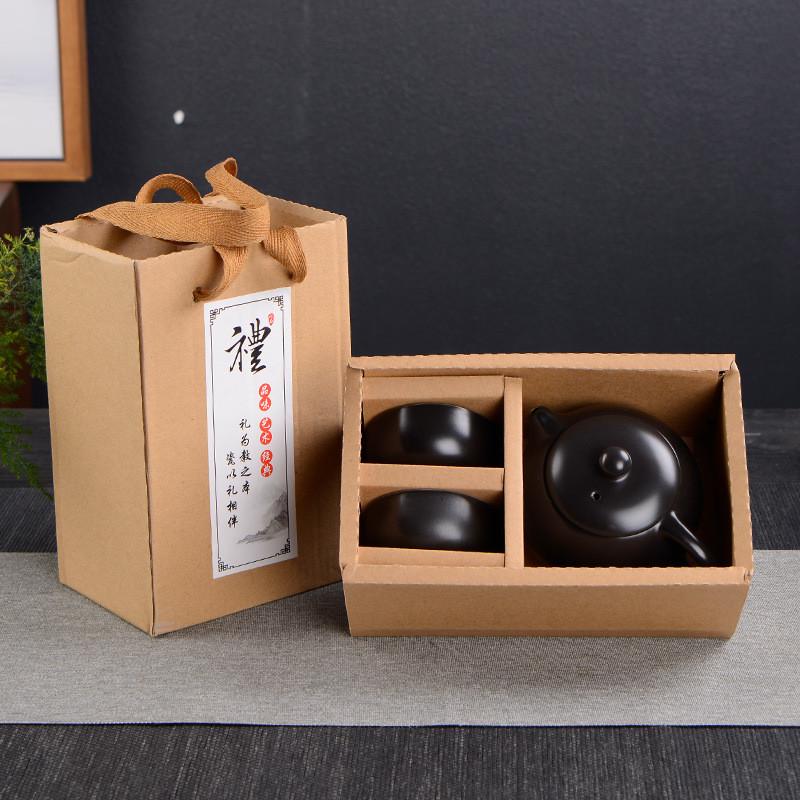 Чайний набір для подорожей UFT чайничок та 2 піали Black (TSET7) - фото 2