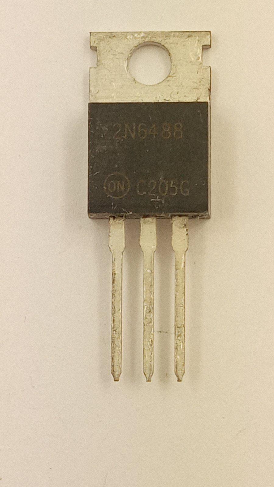 Транзистор 2N6488G npn 15A 80V TO-220 (11416)