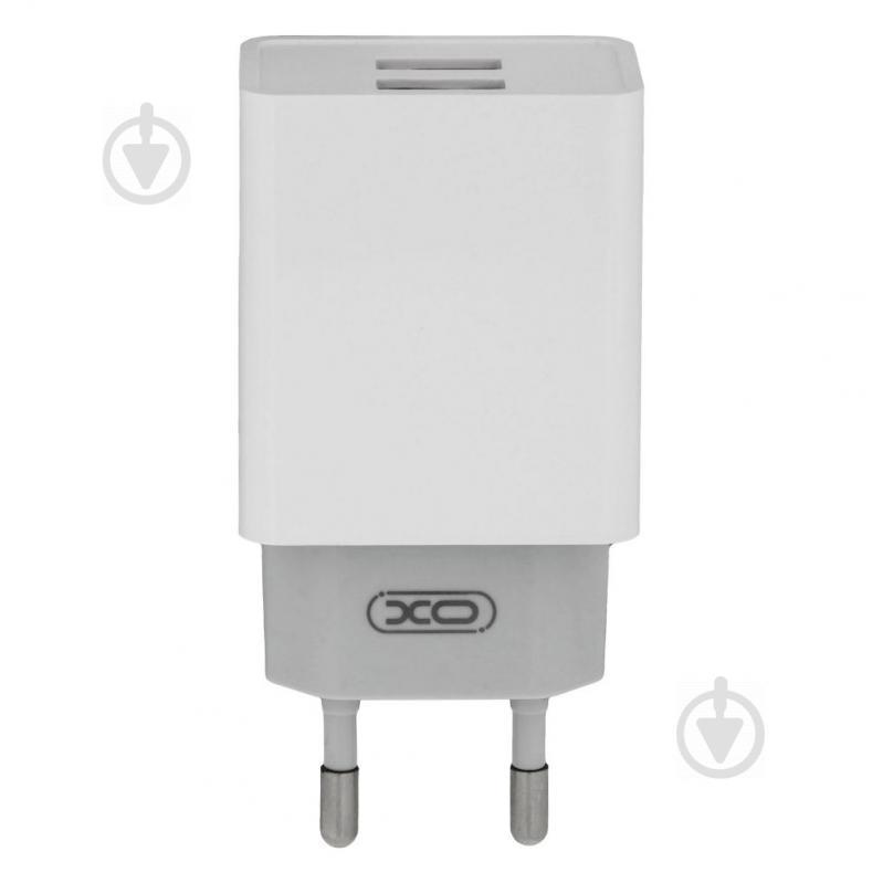 Зарядний пристрій XO L65EU 2.4A адаптер 2 USB Білий