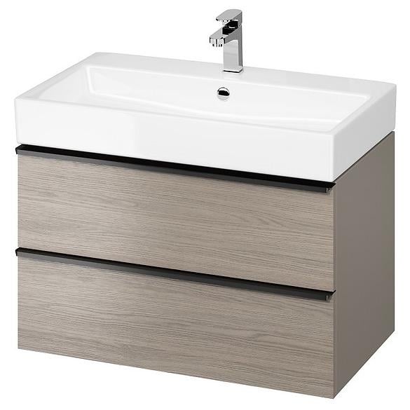 Тумба под умывальник подвесная Cersanit Virgo S522-029 79,4x50,1x42,7 см Серый (217265)