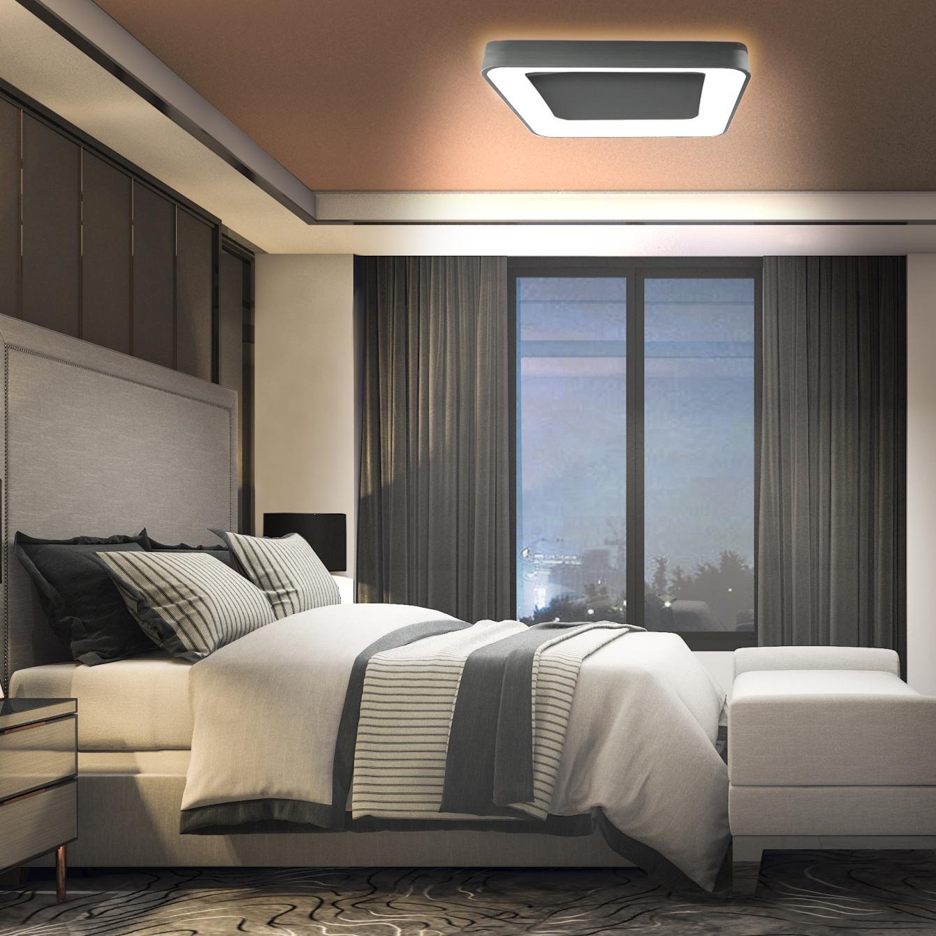 Люстра светодиодная потолочная Zilini EDGE-SC-72W-BLACK (26141812) - фото 6 Люстра светодиодная потолочная Zilini EDGE-SC-72W-BLACK (26141812) - фото 6