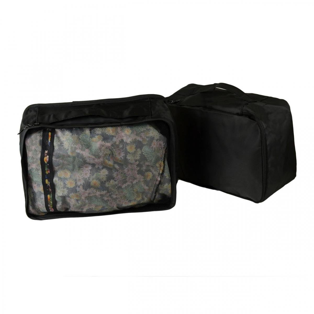 Набір дорожніх органайзерів 9в1 з нейлону для валізи та дому Чорний (КДО-40-62) - фото 3 Набір дорожніх органайзерів 9в1 з нейлону для валізи та дому Чорний (КДО-40-62) - фото 3