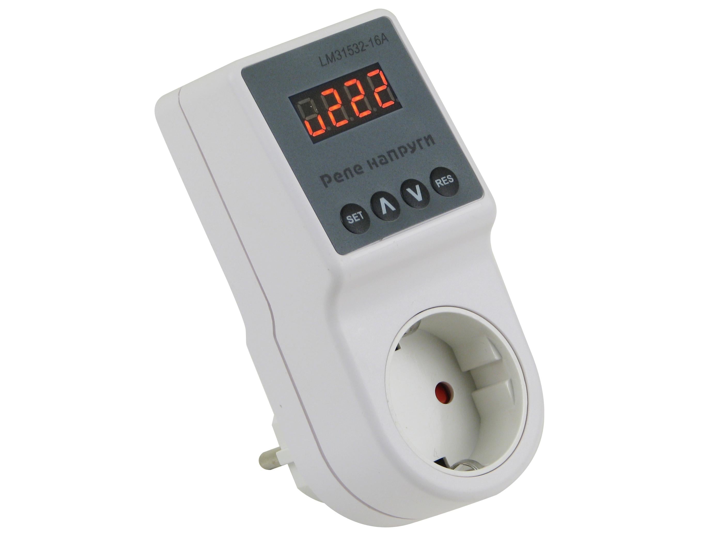 Реле напряжения в розетку Lemanso LM31532-16A
