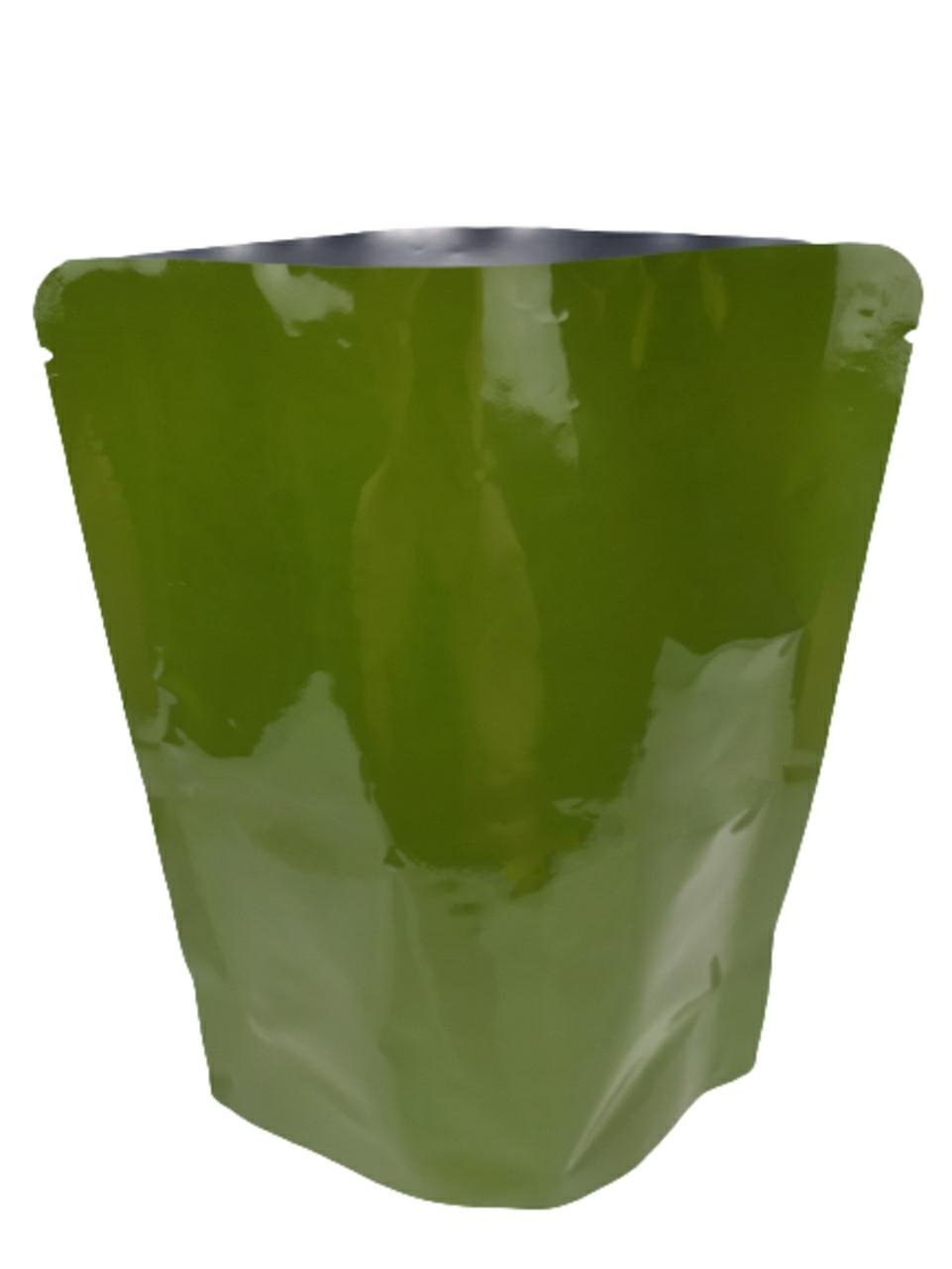 Харчовий пакет для стерилізації дой-пак РеТОРТ 130 мкм 160х210х41 мм Зелений