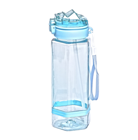 Бутылка для воды Running с ремешком 760 мл Голубой (HP-14-48LBL) - фото 4