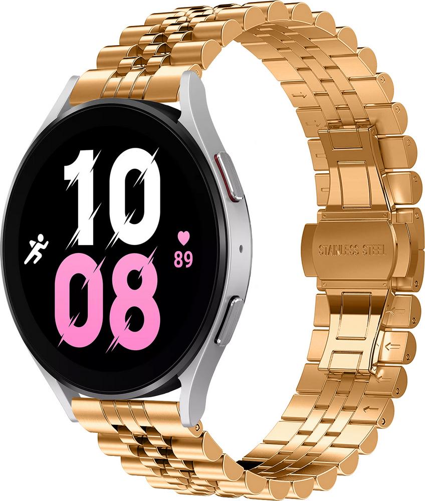 Браслет металлический Stech для Galaxy Watch 5 44 мм Rose Gold (29603-27)