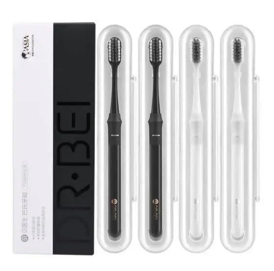 Набір зубних щіток Dr. Bei Pasteur Toothbrush Bamboo Clean Edition 4 шт. (10082) - фото 3 Набір зубних щіток Dr. Bei Pasteur Toothbrush Bamboo Clean Edition 4 шт. (10082) - фото 3