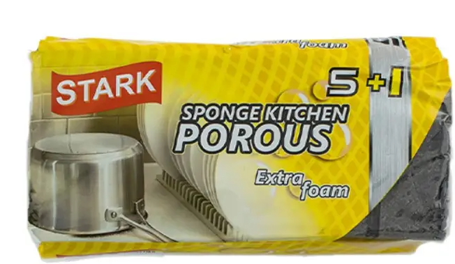 Губка крупнопориста ТМ STARK (5+1 шт/уп)