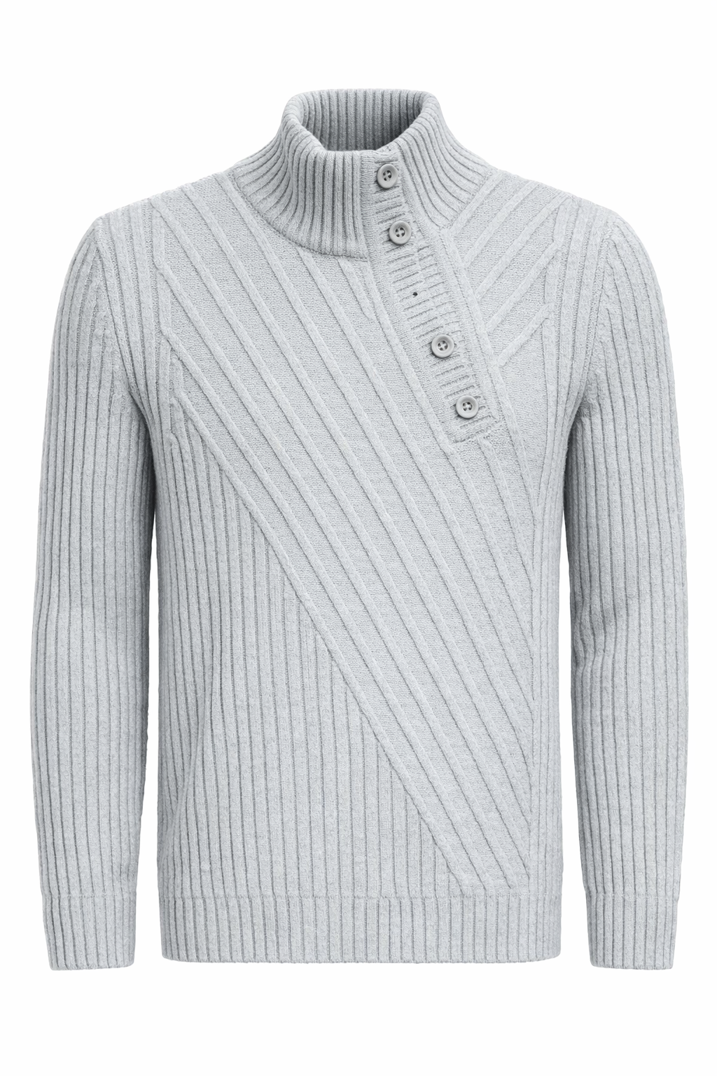 Cветр зимний свитер с высоким воротником XL Серый (26127440) Cветр зимний свитер с высоким воротником XL Серый (26127440)