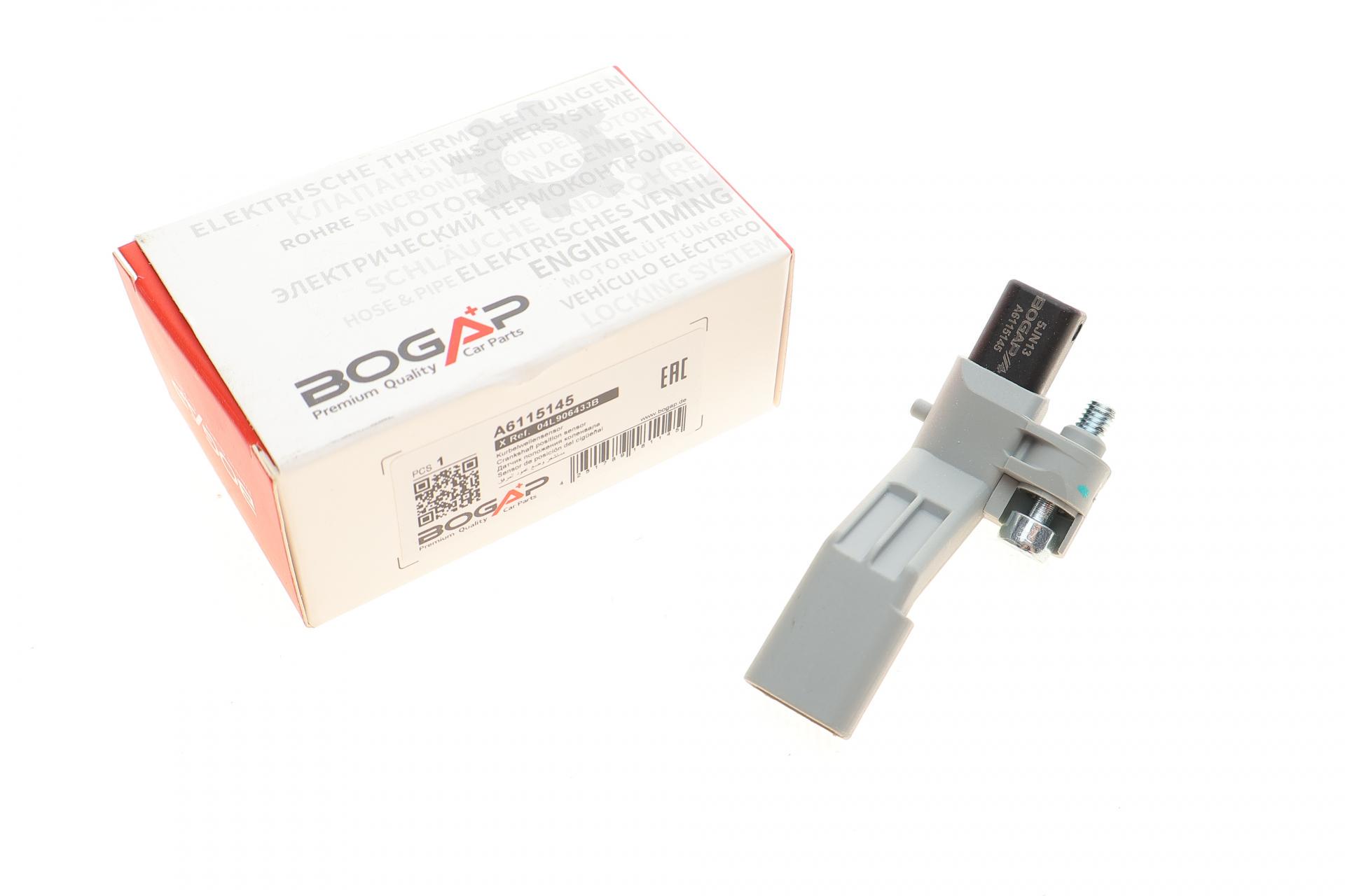 Датчик BOGAP положения коленвала Audi A4/A5/A6/Q5 2,0 TDI 13-/VW Caddy IV/Crafter 2,0 TDI 15 (A6115145)