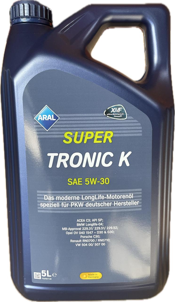 Моторное масло Aral SuperTronic K 5W-30 5 л (15DBCF)