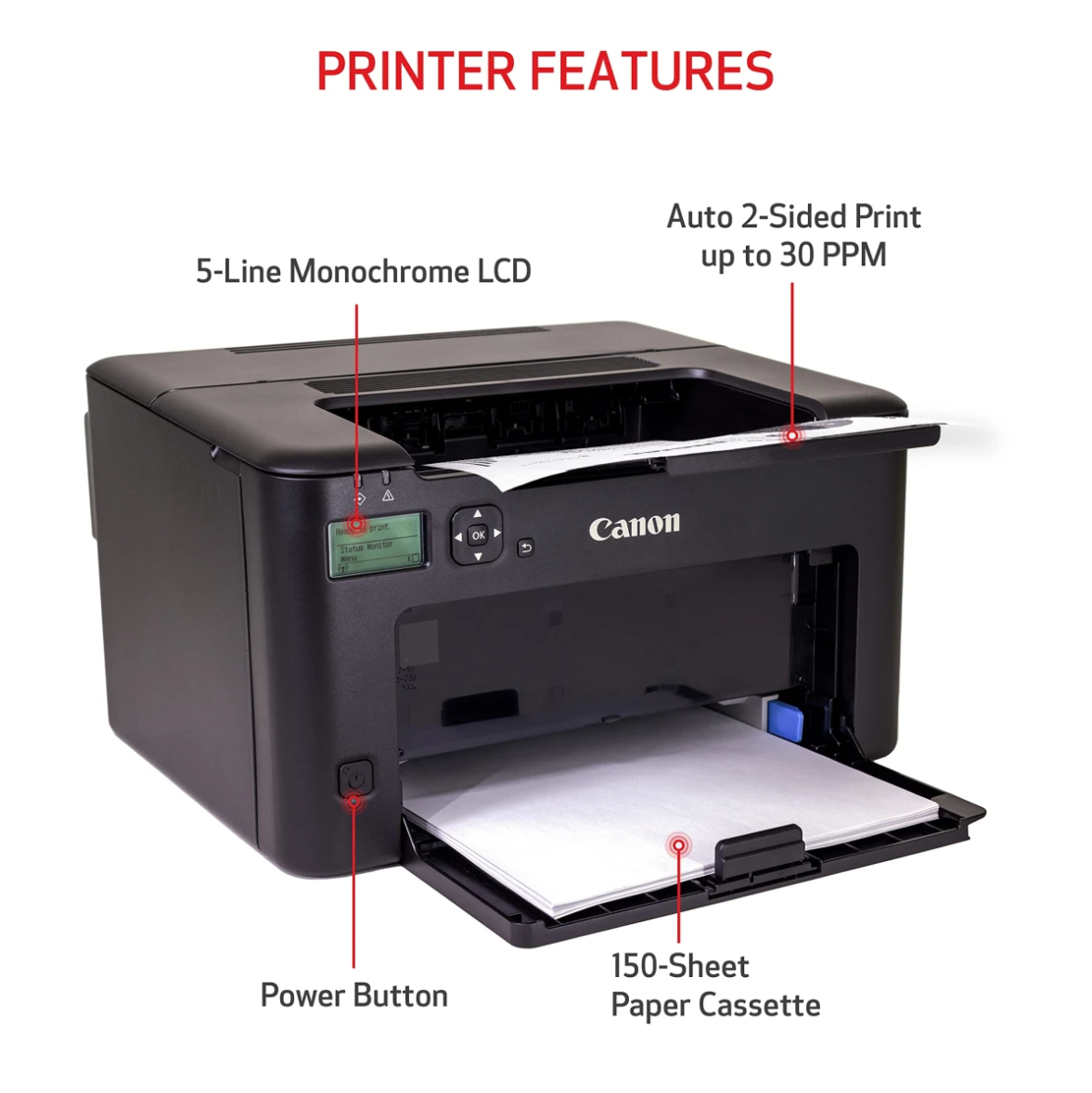 Принтер Canon i-SENSYS LBP122dw Wi Fi duplex (5620C001) - фото 6 Принтер Canon i-SENSYS LBP122dw Wi Fi duplex (5620C001) - фото 6