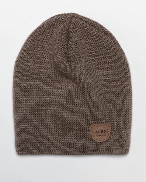 Шапка детская для мальчиков Тедди DV209 без подкладки 42-46 см Кофейный