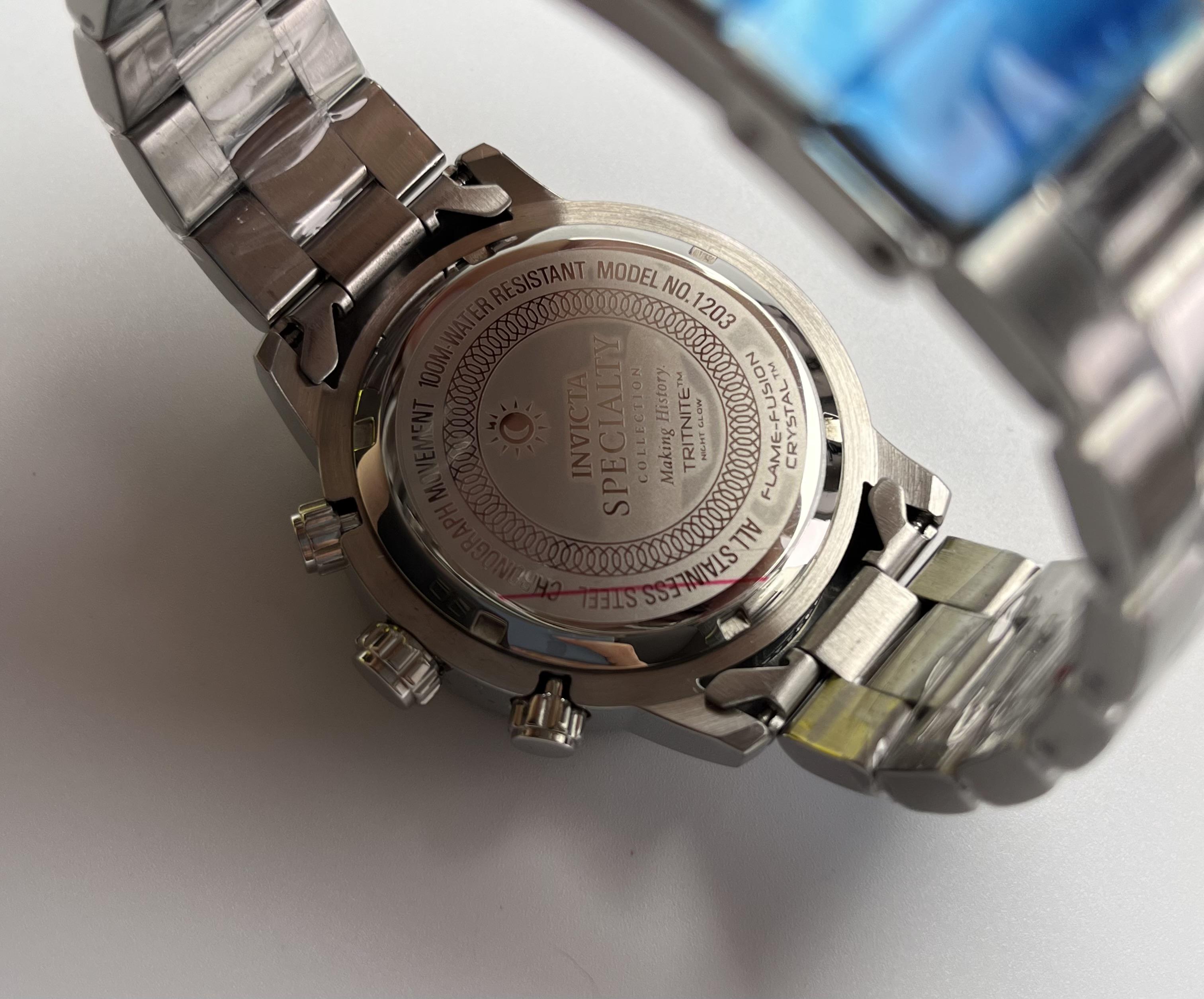 Наручний годинник чоловічий Invicta 1203 Specialty (29085168) - фото 5 Наручний годинник чоловічий Invicta 1203 Specialty (29085168) - фото 5