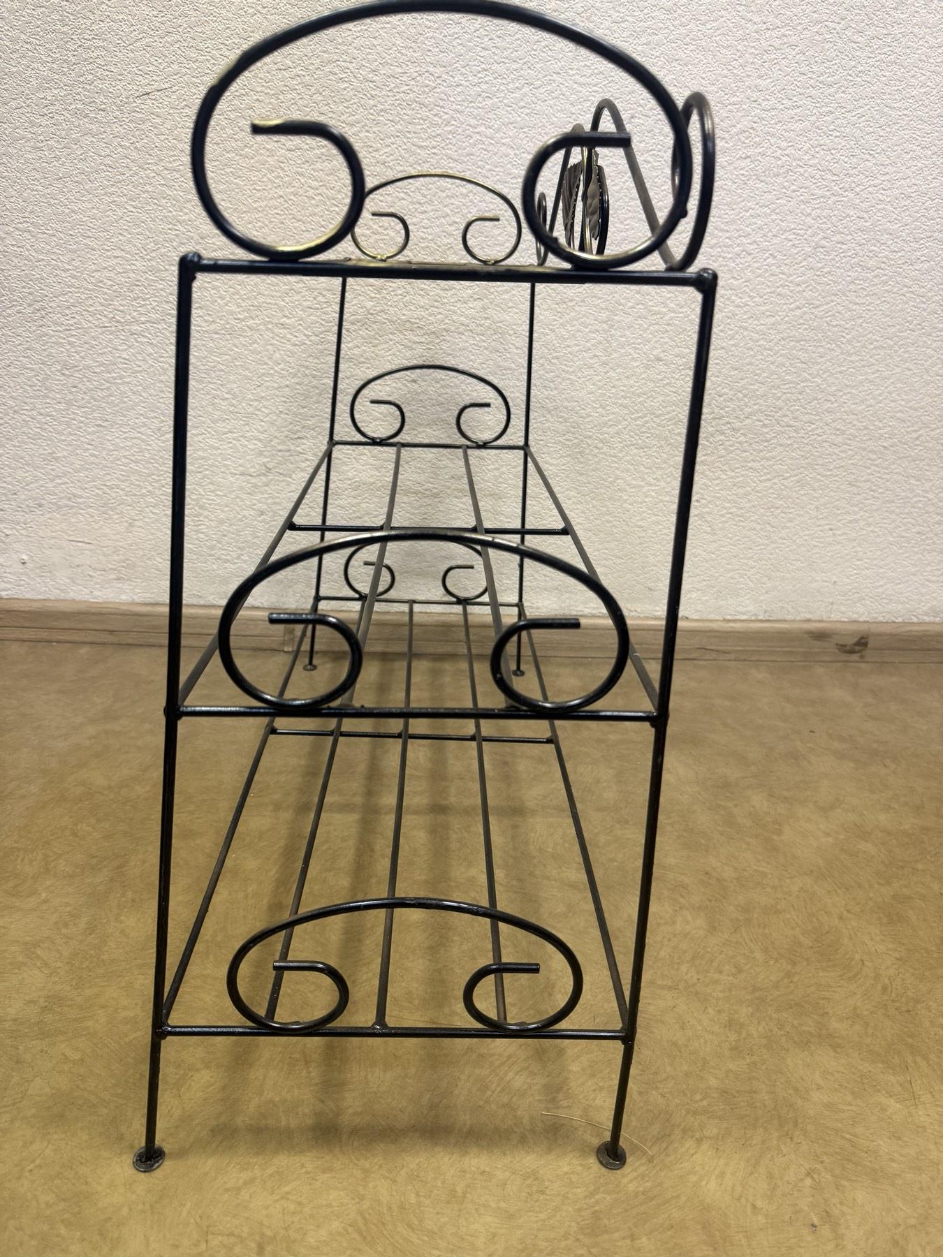 Подставка для обуви Athens кованая 3 яруса 62х60х28 см (4153407) - фото 8