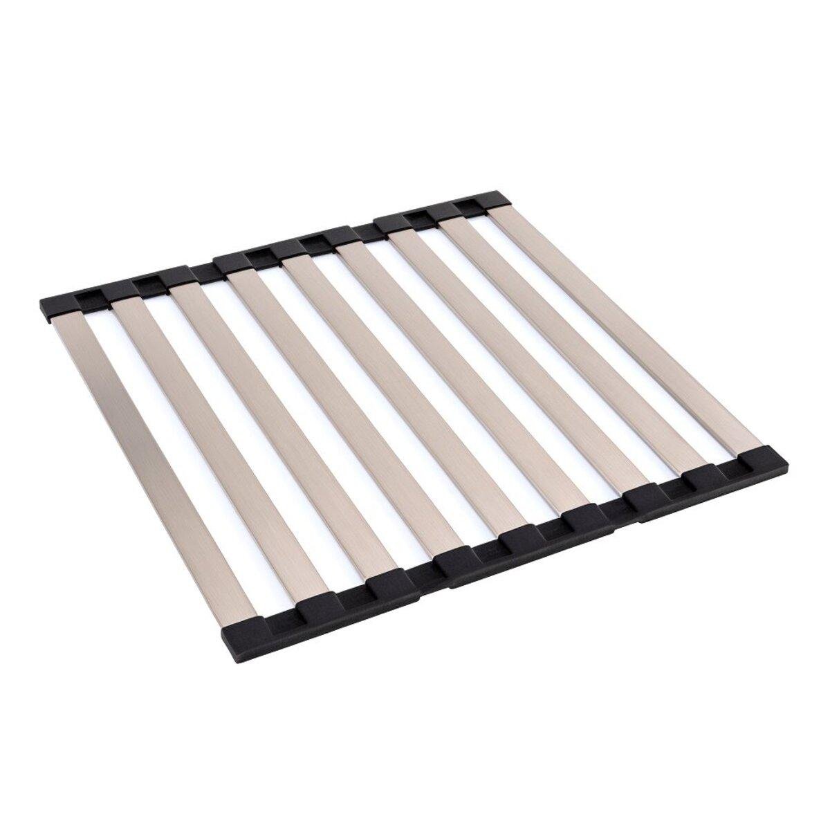 Ролл-мат для мойки Valeso 340x340 складной нержавеющая сталь (PLTM-SP000045321)