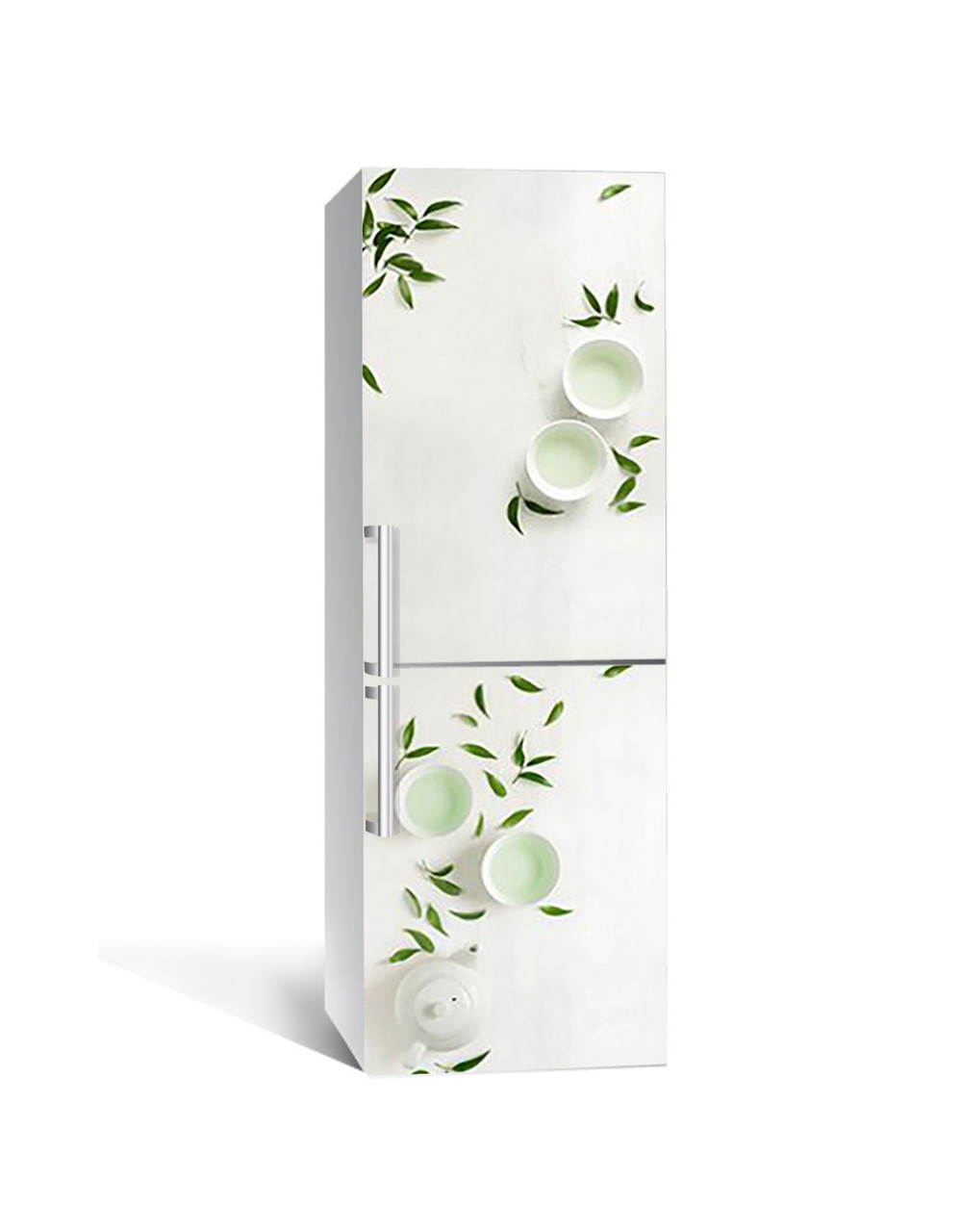 Наклейка 3D на холодильник Zatarga "Эвкалиптовый чай" виниловая 650х2000 мм