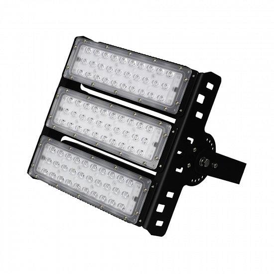 Прожектор LED EUROLAMP LED-FLM-150/50 150W 220V 19500lm 5000K IP65 315х283 мм з радіатором (4260484994332)