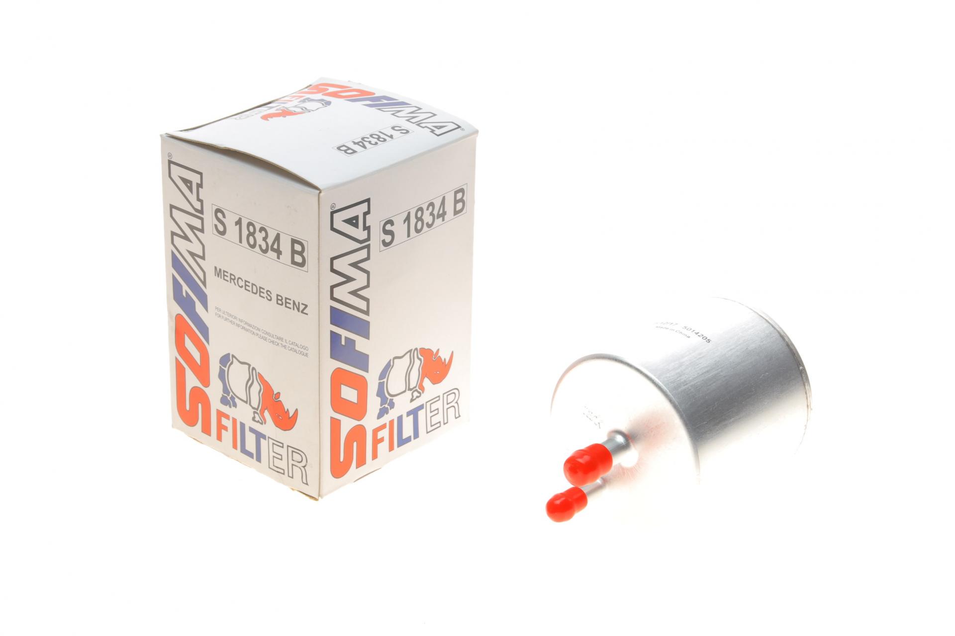 Фільтр паливний SOFIMA для MB A-class W168/Vaneo 414 1,4-2,1 97-05 бензин M166- (S 1834 B)