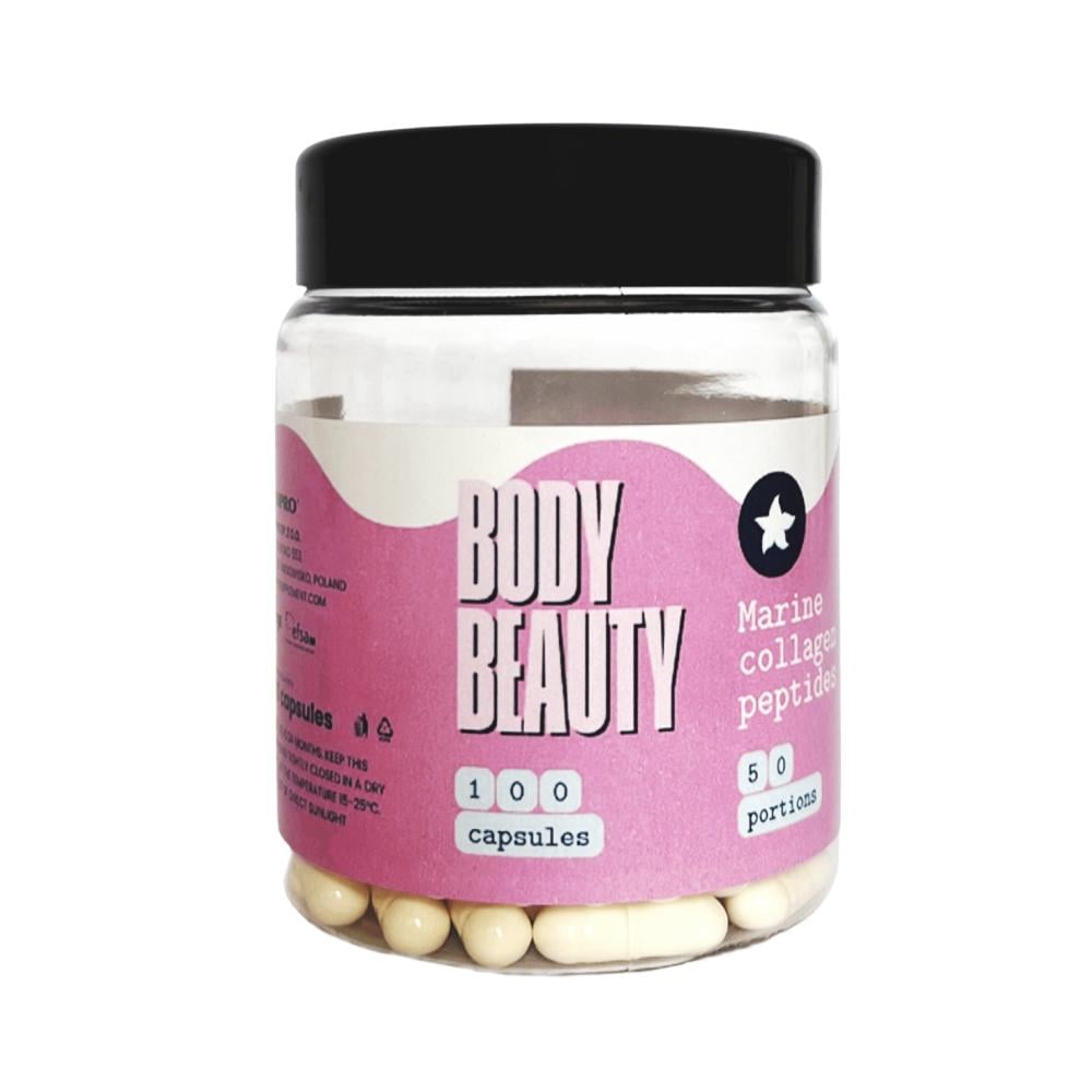 Коллаген морской гидролизованный Body Beauty с витамином E 100 капсул (30107440)