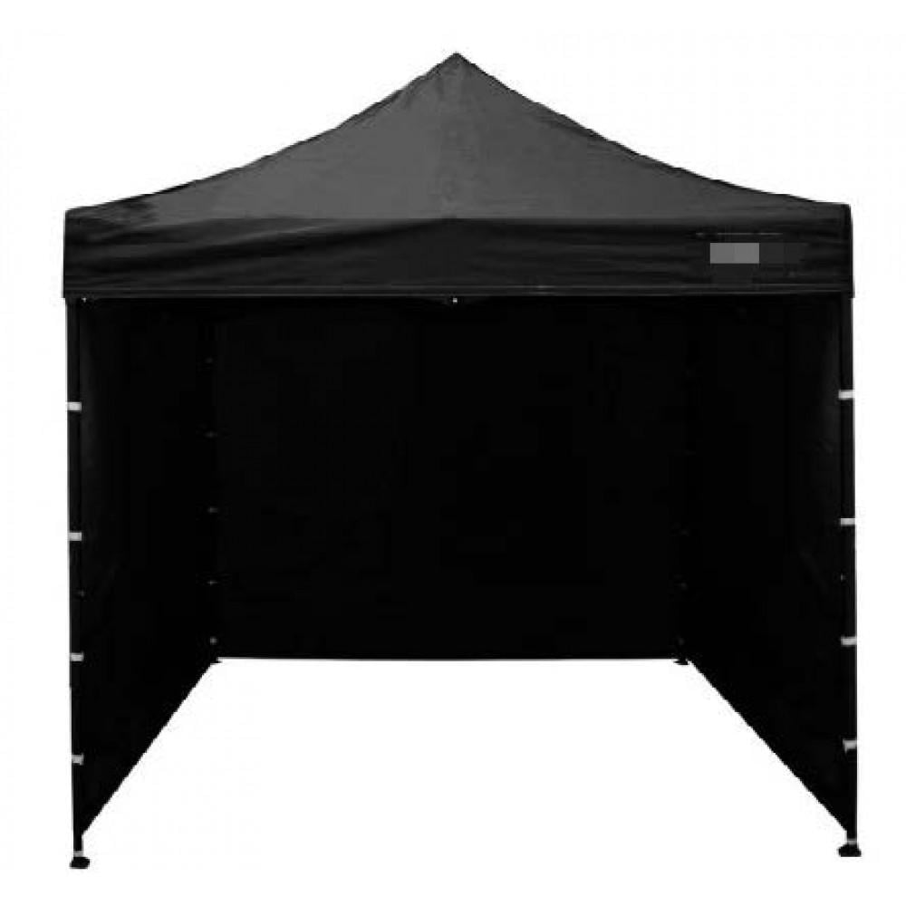 Павильон садовый Bonro B-8003 3 стенки 1,95х1,95 м Черный (42400995)