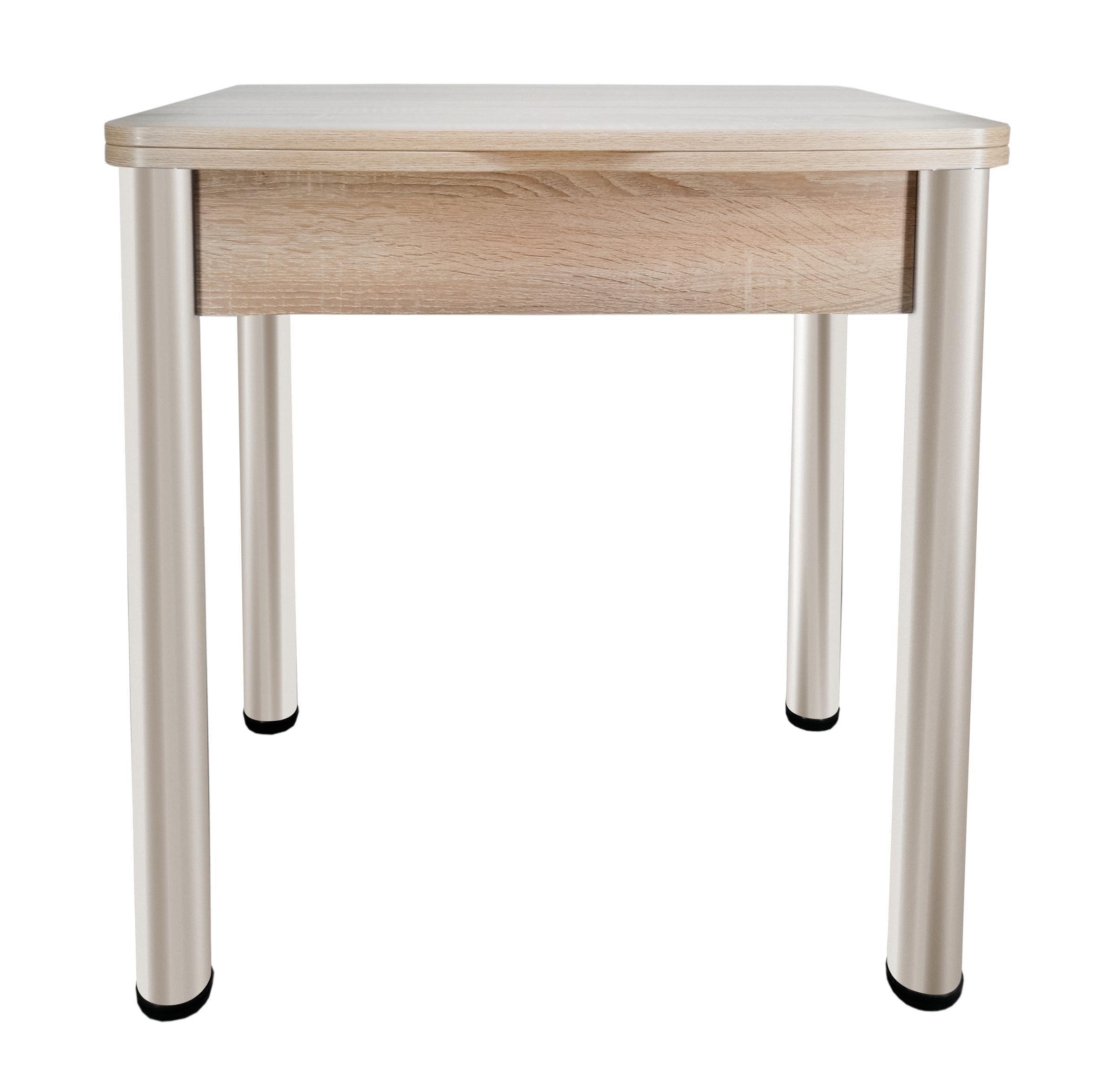 Стіл кухонний МАКСІ-МЕблі Амарант 3 ST Дуб сонома (12341)