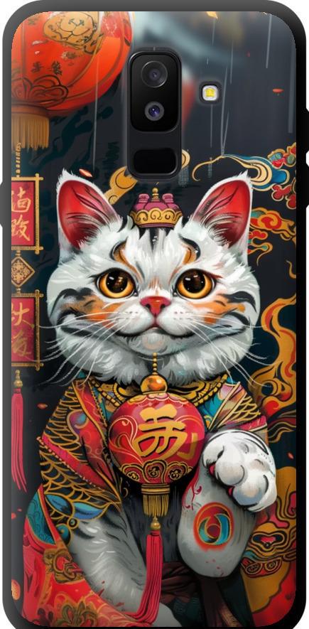Чехол на Samsung Galaxy A6 Plus 2018 China Cat v2 (6135b-1495-42517) Чехол на Samsung Galaxy A6 Plus 2018 China Cat v2 (6135b-1495-42517)