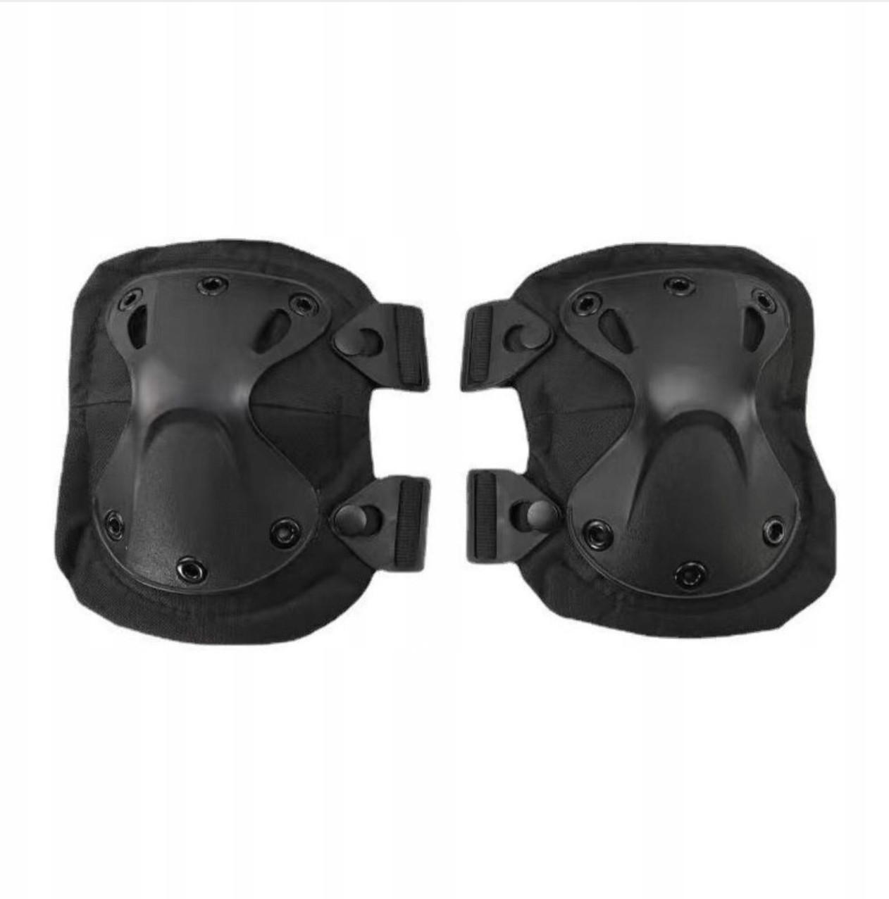 Наколінники легкі військові Combat Чорний (14706196) - фото 2 Наколінники легкі військові Combat Чорний (14706196) - фото 2