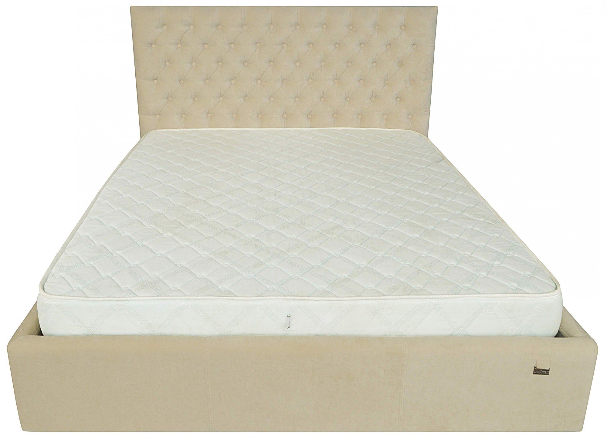 Ліжко Richman Кембридж VIP Кордрой 231 з додатковою металевою цільносварною рамою 140х200 см Бежевий (rich04198)