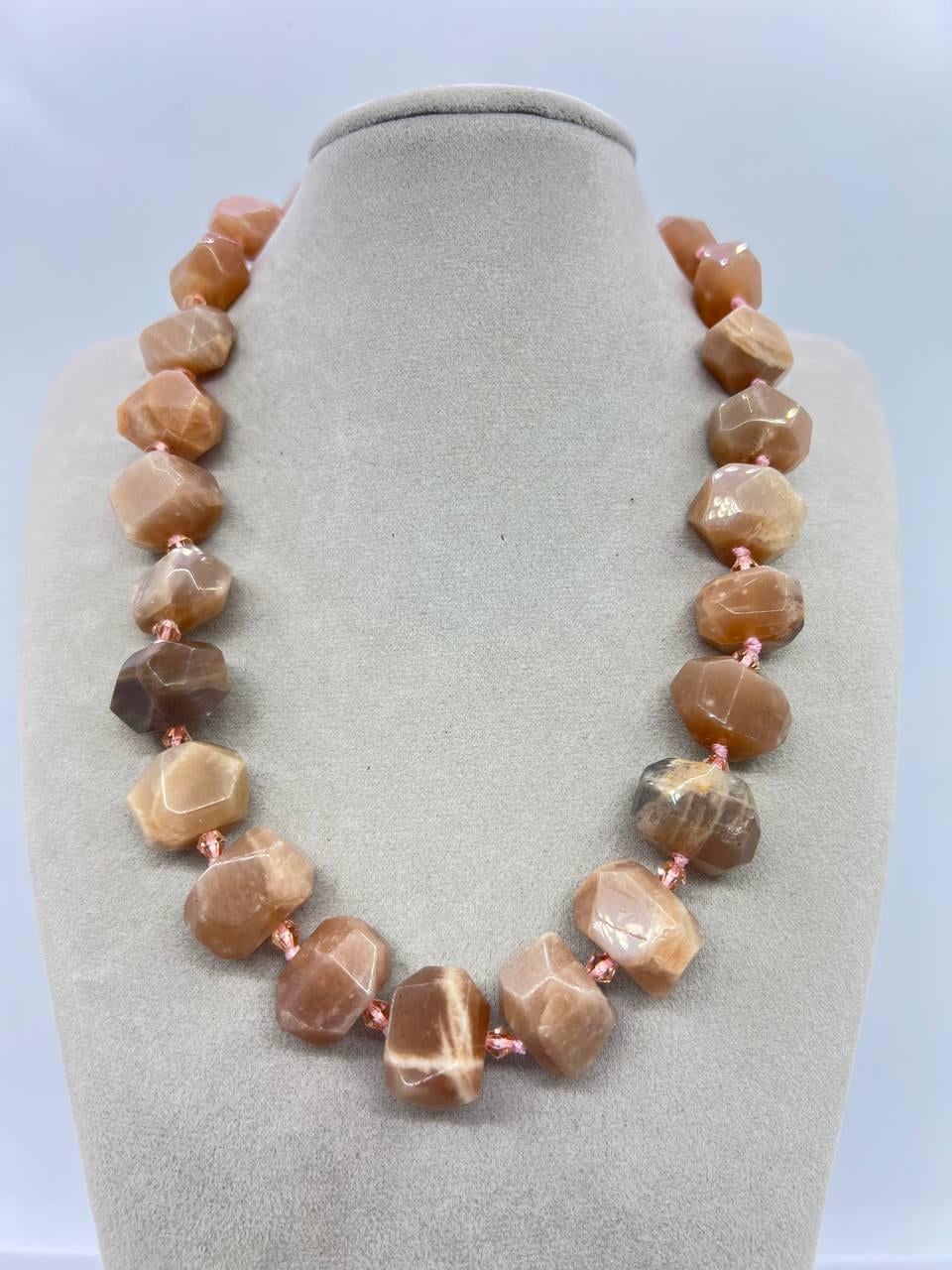 Намисто сонячний камінь 42 см Різнокольоровий (10981)