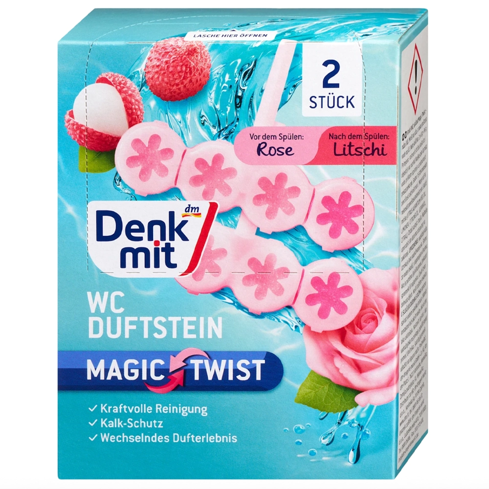 Блок туалетный DenkMit Magic Twist 2шт. (EPI-15102025-653)