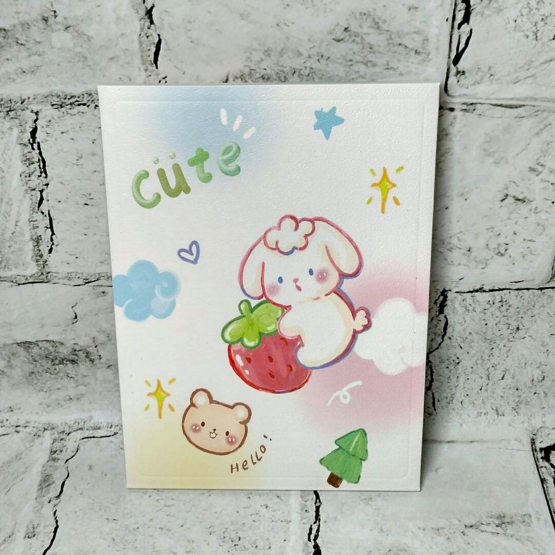 Зеркало настольное дорожное Зайчик Cute 21х15 см (23-289-4)