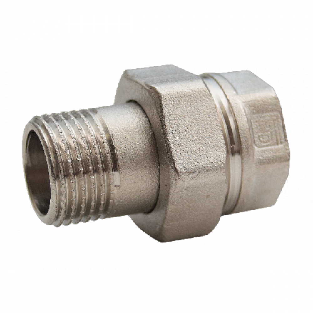 Сгон-американка FADO S.r.l FITT прямой никель 15х1/2" (SN01)