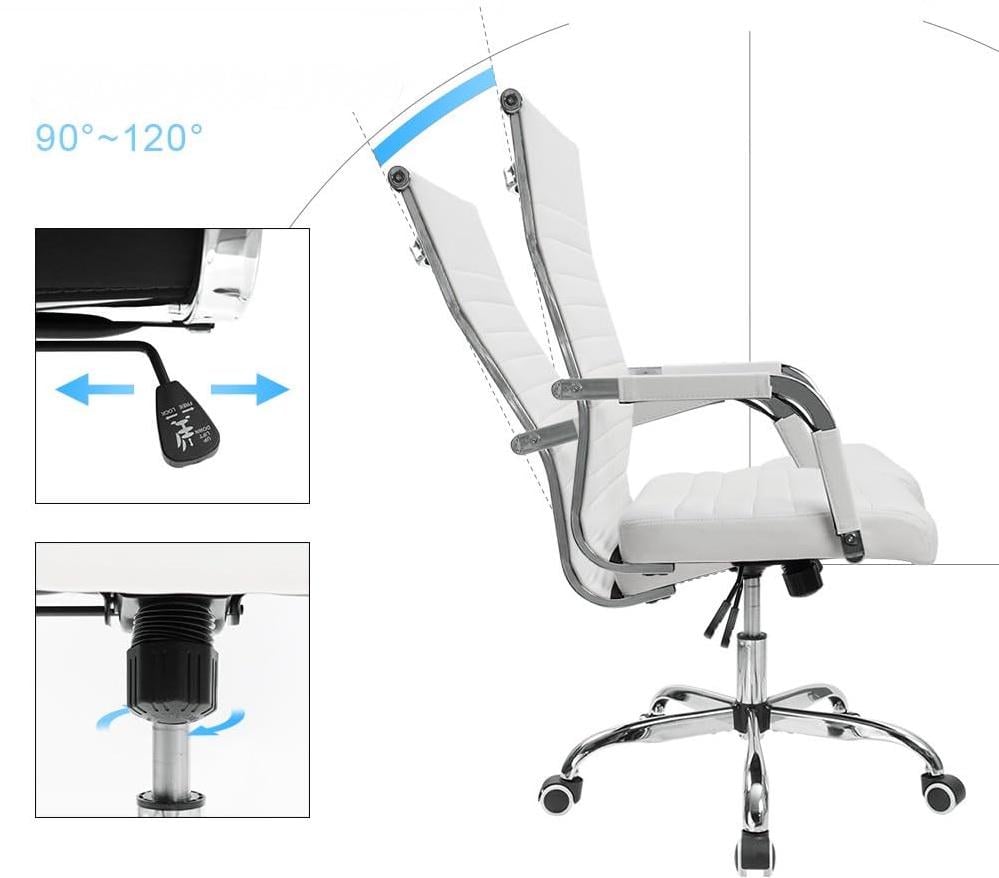 Крісло офісне Homart Tokio Білий (9831) - фото 6